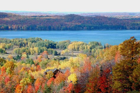 Sometimes you just want to climb a hill and look around – especially when autumn clothes the Traverse City, Michigan landscape in brilliant color. Here are five hills to climb this fall. Traverse City Michigan Fall, Michigan Living, Fall In Michigan, Michigan Fall, Michigan Vacations, Traverse City Michigan, Traverse City Mi, Coffee Varieties, Michigan Travel