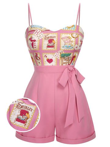 1960s Dress | Retro Stage Pink Romper Outfit, 1950s Cartoon, Patchwork Romper, 1950s Dresses Vintage, Answer The Phone, Retro Stage, Sunday Clothes, Strawberry Girl, Spaghetti Strap Rompers