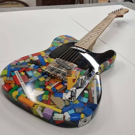 Epoxy Guitar, Lego Guitar, Strong Female Lead, Cool Electric Guitars, Divergent Series, Epic Fails Funny, Crafts With Pictures, Strong Female, Guitar Design