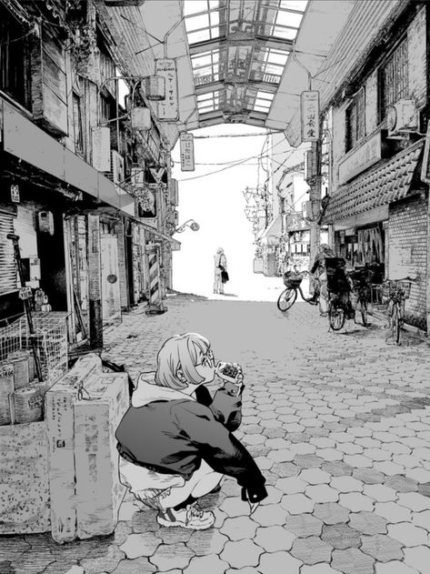 Cinematic Composition, Perspective Sketch, Perspective Drawing Lessons, Black And White Art Drawing, Comic Style Art, Perspective Art, Background Drawing, Perspective Drawing, 판타지 아트