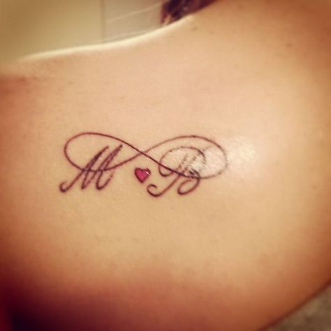 45 Cool Infinity Tattoo Ideas 2017 Initials Tattoo Ideas, Tattoos With Initials, Infinity Tattoo Meaning, Initials Tattoo, Infinite Tattoo, Marriage Tattoos, Infinity Couple Tattoos, Infinity Symbol Tattoo, Wife Tattoo