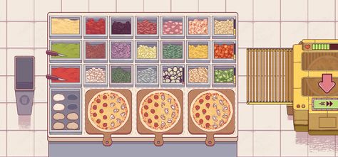 Great Pizza, Cooking Game, Game Interface, Cooking Games, How To Make Pizza, Good Pizza, Box Template, Best Games, Pizza