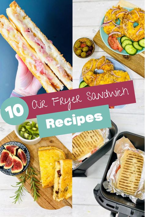 Use the air fryer to cook up the most AMAZING Air Fryer Sandwiches - from panini, to grilled cheese we've got you covered! | Plus loads more air fryer recipes to choose from! Air Fryer Sandwiches, Meatball Sandwich Recipes, Meatball Sub Recipe, Grill Cheese Sandwich Recipes, Meatball Sandwich, Best Air Fryer, Meatball Subs, Meatballs Easy, Best Air Fryers