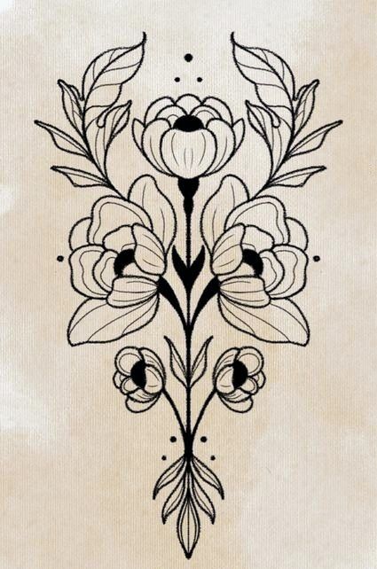 Art Nouveau Tattoo Design, Abstract Tattoo Ideas, Art Nouveau Tattoo, Wrist Tattoo Designs, Abstract Tattoos, Nouveau Tattoo, Minimalist Tattoo Ideas, Bestie Tattoo, Type Tattoo