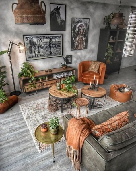 Conservatory Interior, Lounge Rooms, Earthy Living Room, Vintage Place, Desain Pantry, Industrial Livingroom, Industrial Living, Sopot, Living Room Decor Apartment