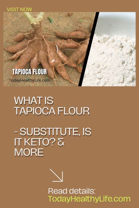 What is tapioca flour- substitute, Is it keto? & more Tapioca Dessert, Thicken Gravy, Flour Substitute, Tapioca Flour, Baking Goods, Food Nutrition, Nutrition Recipes, Gravy, Baking Recipes