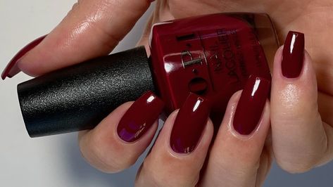 Opi red nail polish