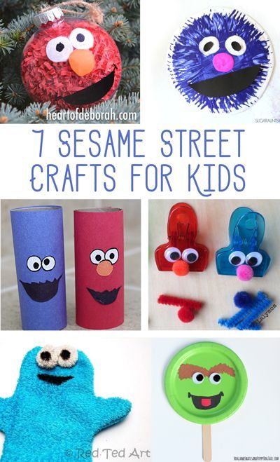 Do you have a preschooler who loves Elmo? Then they will love making these 7 fun Sesame Street crafts for kids! Make their favorite Sesame characters with these fun and easy to make crafts. Easy To Make Crafts, Sesame Street Crafts, Easy Preschool Crafts, Elmo Cookies, Elmo And Cookie Monster, Arts And Crafts Storage, Arts And Crafts For Adults, Arts And Crafts For Teens, Sesame Street Birthday Party