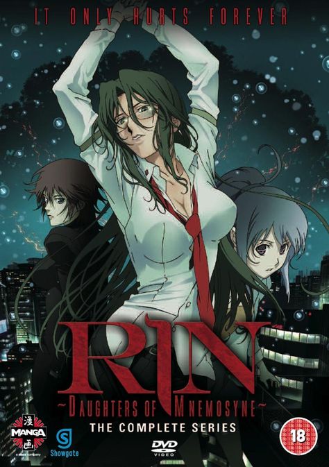 Rin: Daughters of Mnemosyne Mnemosyne Anime, Dvd Cover, Anime Suggestions, Animes To Watch, Good Anime To Watch, Anime Recommendations, Marvel Iron Man, Old Anime, Anime Reccomendations