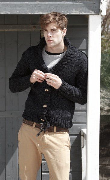 75 Fall Outfits For Men - Autumn Male Fashion And Attire Ideas Comfy Winter Fashion, Winter Mode Outfits, Cardigan Outfit, Best Mens Fashion, Herren Outfit, Sharp Dressed Man, Mens Winter Fashion, Mens Fall, Knitwear Men