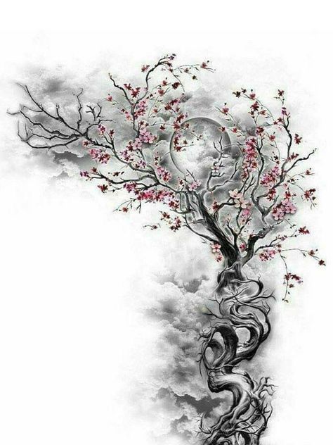 Underarm Tattoo, Blossom Tree Tattoo, Feminine Skull Tattoos, Ring Tattoo, Buddha Tattoo Design, Tattoos To Cover Scars, Clock Tattoo Design, Tattoos For Women Half Sleeve, Couple Tattoo