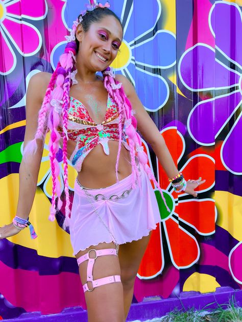 Pink fairy-inspired music festival outfit for Firefly music festival! Fairy Music, Firefly Music Festival, Pink Fairy, Music Festival Outfit, Festival Outfit, Firefly, Music Festival, Festival, Music