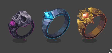 Fantasy Ring Concept Art, Pixel Gif, Work Icon, Props Concept, Fantasy Ring, D D Items, Fantasy Props, Game Concept Art, Fantasy Artwork