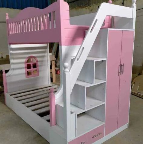 Tv Cupboard Design, Kids Bed Design, Loft Style Bedroom, Loft Bed Plans, Diy Bunk Bed, Latest Sofa Designs, Bunk Bed With Slide, Baby Furniture Sets, Small Room Design Bedroom