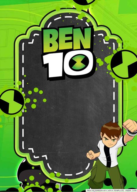 FREE Editable Ben 10 Birthday Invitations Check more at https://www.fridf.com/free-editable-ben-10-birthday-invitations/ Ben 10 Birthday, 10th Birthday Invitation, 10 Birthday, Ben 10, 10th Birthday, Birthday Invitations, Birthday, 10 Things