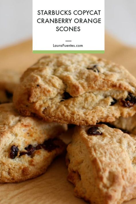 Copycat Recipes Starbucks, Cranberry Scone, Cranberries Recipes, Fruit Scones Recipe, Cranberry Recipes Dessert, Dried Cranberries Recipes, Orange Scones Recipe, Best Scone Recipe, English Scones