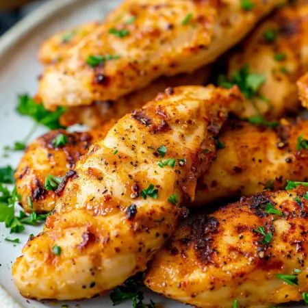 Cracker Barrel Chicken Tenderloins, Cracker Barrel Chicken Tenders, Cracker Barrel Chicken, Chicken Tenderloin, Chicken Tenderloin Recipes, Air Fryer Recipe, Chicken Tenderloins, Parmesan Crusted Chicken, Glazed Chicken