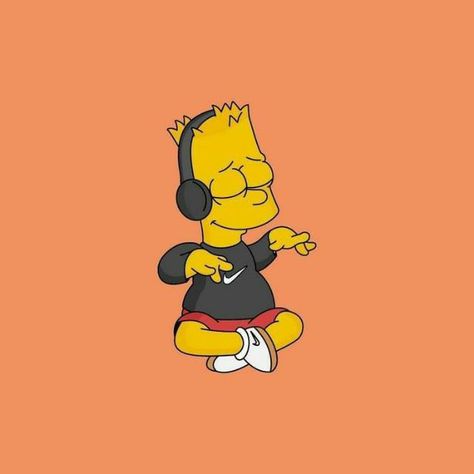 Bart Simpson Music, Bart Simpson Art Drawings, Bart Simpson Aesthetic, Bart Simpson Tattoo, Bart Simpson Tumblr, Simpsons Aesthetic, Simpson Art, Bart Simpson Art, Simpsons Tattoo