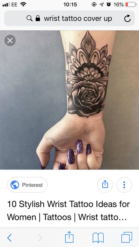 Coverup Wrist Tattoos For Women, Cover Up Tattoos Before And After, Wrist Tattoos Words, Cover Up Tattoos For Women, Wrist Tattoo Cover Up, Tattoo Test, Flower Wrist Tattoos, Wrist Tattoos For Guys, Disney Tattoo