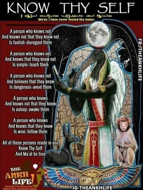 Egyptian Facts, Kemetic Spirituality, Black Consciousness, Ancient Egyptian Gods, African Spirituality, Egyptian God, Spirit Science, Know Thyself, Black Knowledge