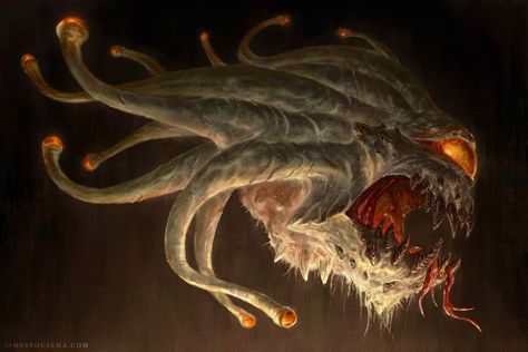 ArtStation - Beholder Beholder Dungeons And Dragons, Aliens Halloween, Beholder Art, Water Campaign, Homebrew Spells, Monster Inspiration, Dnd Creatures, Dnd Inspiration, Dark Creatures