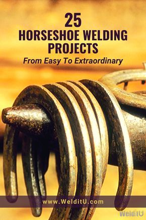 Horse Shoe Welding, Horseshoe Welding Projects, Horseshoe Welding, Horseshoe Crafts Projects, Cool Welding Projects, Metal Welding Art, Welding Crafts, Horseshoe Projects, Blacksmith Projects