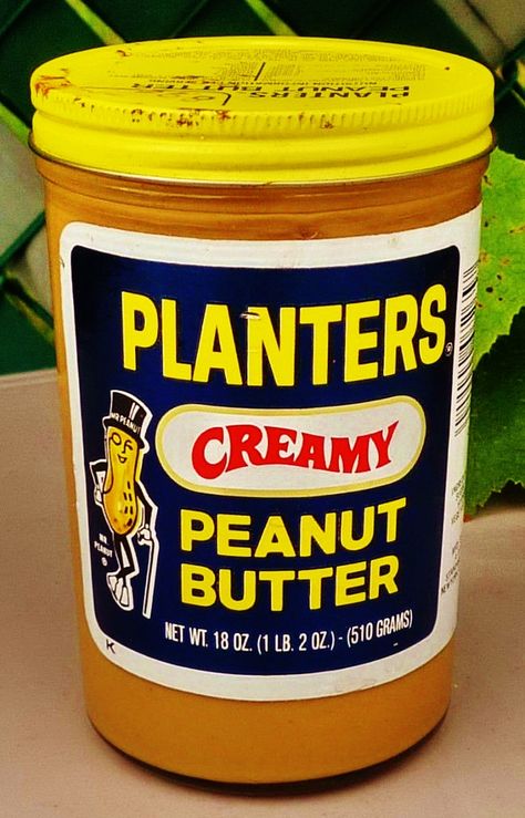 Planters Creamy Peanut Butter 18 OZ. Unopened Jar | Vintage Peanut Butter Jars Vintage Peanut Butter, Nostalgia Food, 1980s Food, 2000s Food, Planters Peanuts, Peanut Butter Jar, Retro Photos, Antique Glass Bottles, Vintage Jars