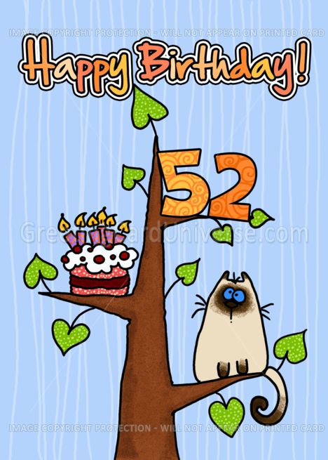 Happy Birthday - 52 years old - Kitty and Cake in tree card #Ad , #ad, #years, #Happy, #Birthday, #tree Happy Birthday 1 Year, Happy Birthday 23, Happy Birthday 19, Happy Birthday 22, Birthday Tree, Happy Birthday 18th, Birthday Memes, Happy 17th Birthday, Simple Birthday Cards