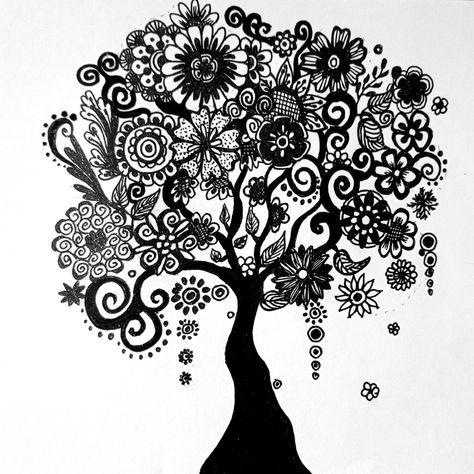 Be strong and steady like a Tree :) #mandala #art #doodles #treedrawing #loveformandala, #mandalaart, #art, #mandalatree,#drawingtreeinmandalaart,#easydrawing Mandala Tree Drawing, Tree Mandala Art, Animal Mandala Artworks, Doodle Art Tree, Mandala Art Unique Designs, Mandala Tattoo Back, Family Tree Drawing, Mandala Tree, Tree Mandala