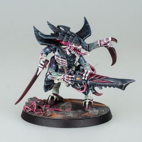 Tyranid Warrior, Tyranid Hive, Warhammer 40k Tyranids, Warhammer 40k Figures, Warhammer Paint, Warhammer Aos, Warhammer Models, Warhammer Art, Warhammer 40k Artwork