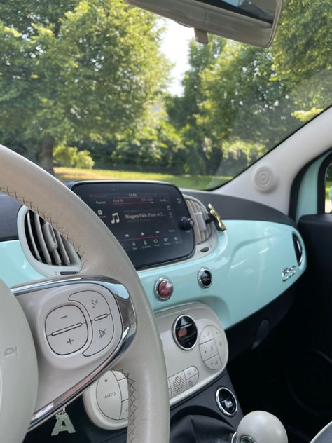 Fiat 500 Automatic, Mint Green Fiat 500, Fiat 500 Accessories, Fiat 500 Colours, Fiat 500 Interior, Fiat 500 Cabrio, Fiat 500 Pop, Mini Cabrio, Fiat 500 Lounge