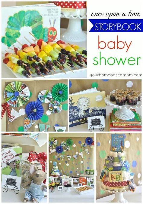 Storybook Baby Shower Theme, Childrens Books Baby Shower, Storybook Party, Baby Shower Images, Book Shower, Shower Images, Storybook Baby Shower, Baby Shower Bbq, Leigh Anne