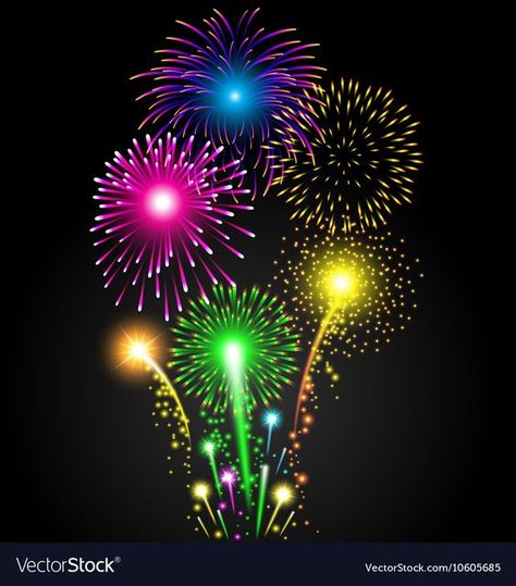 Firework Colors, Beautiful Paintings Of Nature, Fireworks Background, Celebration Images, New Background, Photo Album Layout, Wallpaper Photo Gallery, Black And White Art Drawing, Doodle Images