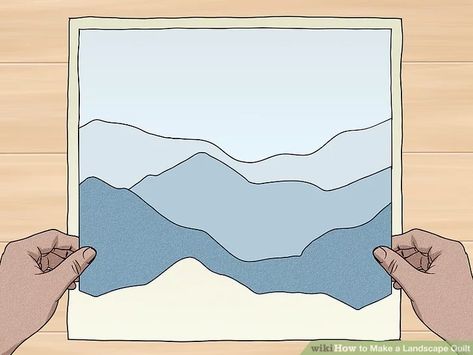 Accidental Landscapes Patterns, How To Make A Landscape Quilt, Landscape Quilts Tutorial How To Make, Landscape Quilts Patterns, Mountain Quilts Patterns, Landscape Quilts Tutorial, Landscape Quilts Ideas, Art Quilts Ideas, Seascape Pictures