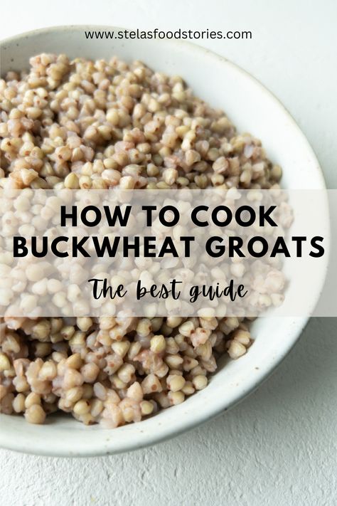 Ever wondered 'What is buckwheat?' or 'How to cook buckwheat groats?' Look no further! My ultimate guide to cooking buckwheat groats holds all the culinary secrets you need. Let's unlock the hidden potential of these powerful little seeds together! Buckwheat Cereal Recipes, How To Cook Buckwheat Groats, Overnight Buckwheat Groats, Buckwheat Diet, Buckwheat Groats Recipes, Groats Recipe, Ancestral Eating, Orthodox Fasting, How To Cook Buckwheat