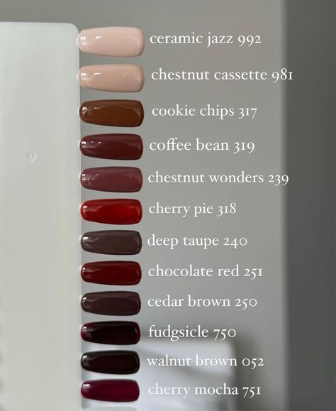 Fall Nails Opi, Short Fall Nail Designs, Short Fall Nail, November Nails Colors, Brown Nail Polish, Nail Polish Colors Fall, Autumn Look, Nagel Inspo, Get Nails