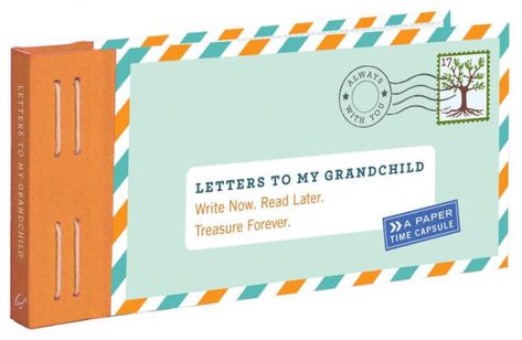 Letters to My Grandchild: Write Now. Read Later. Treasure Forever. Grandparent Birthday Gift, Gifts For New Grandma, New Grandparent Gifts, Letters To My Son, Style Letters, New Grandparents, Oprahs Favorite Things, Christmas Gifts For Grandma, My Wish For You