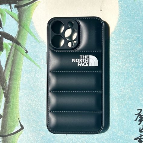 The North Face puffer Phone Case. iphone 14 Pro Max Puffer Phone Case, The North Face Puffer, Silicone Phone Case, Case Iphone, North Face, The North Face, Puffer, Phone Case, Phone Cases