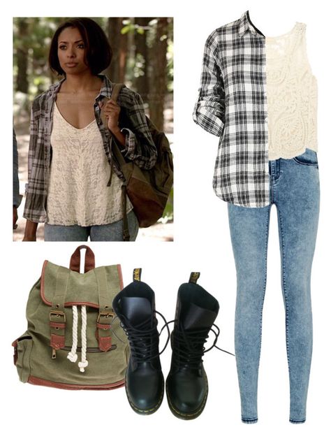 "Bonnie Bennett 6x05 - tvd / the vampire diaries" by shadyannon ❤ liked on Polyvore featuring Ð¼Ð¾Ð´Ð°, Wet Seal и Dr. Martens Bonnie Bennett Costume, Tvd Bonnie, Tvd Outfits, Bonnie Vampire Diaries, Twilight Oc, Apocalypse Clothing, Woods Outfit, Bonnie Bennet, Vampire Diaries Fashion