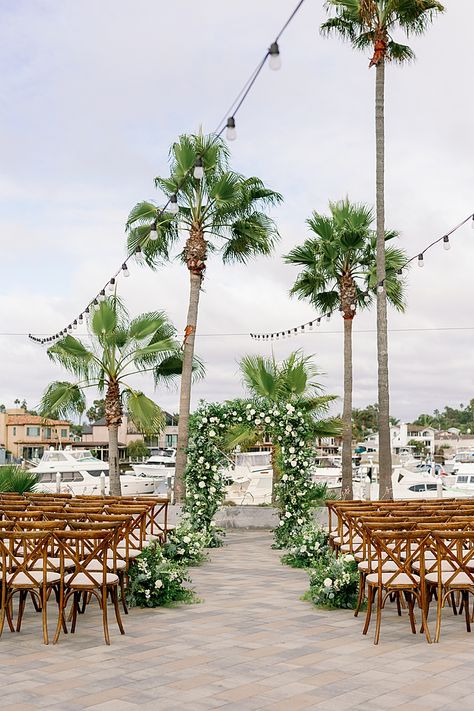 Bayside Bliss at Huntington Bay Club Ceremony Florals, Engraved Box, Great Love Stories, Floral Studio, Ceremony Flowers, Bridal Salon, Signature Cocktail, Walking Down The Aisle, Couture Gowns