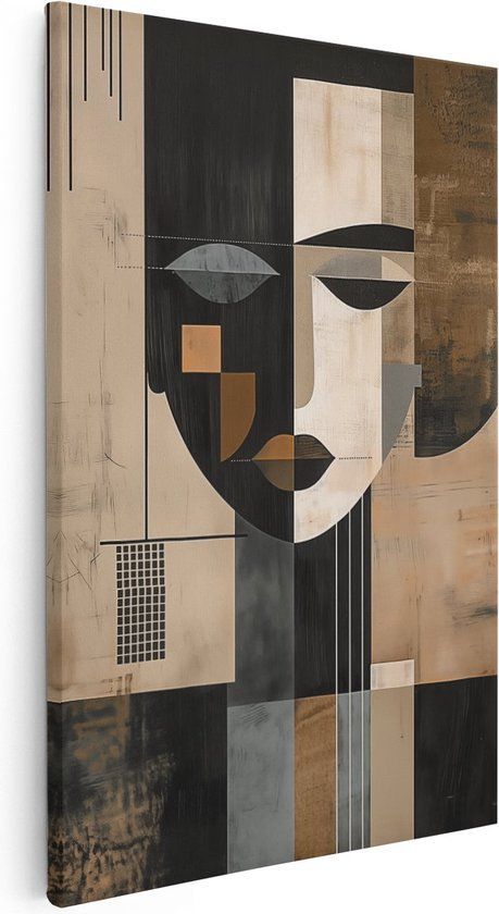 Boho Art Painting, Canvas Art Painting Acrylic, Abstract Painting Diy, Acrylic Art Projects, Cubism Art, Abstract Face Art, Abstract Geometric Art, Art Painting Gallery, Modern Abstract Painting