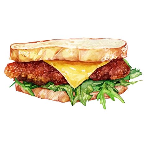 Hello and Happy Wednesday! 💖 Sharing the illustrations for this month's Patreon reward for the Pepper tiers recipe sheet! This month you'll get the recipe for a spicy chicken katsu sandwich if you sign up for the Pepper tier 🥪 It's definitely a staple in my household because I've been maling with the this sandwich for almost five years now 😊 . . . #foodart #foodillustration #foodpainting #food #art #illustration #painting #watercolorpainting #watercolorart #watercolorartist #watercolorillustr... Sandwich Illustration Drawing, Chicken Katsu Sandwich, Food Art Illustration, Sandwich Illustration, Katsu Sandwich, Sandwich Drawing, Spicy Sandwich, Recipe Sheet, Chicken Katsu