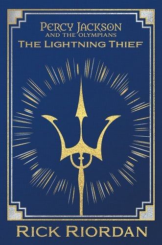 Percy Jackson and the Olympians the Lightning Thief Deluxe Collector's Edition a book by Rick Riordan The Lightning Thief Book, Sea God, Lightning Thief, The Olympians, The Lightning Thief, Greek And Roman Mythology, Kane Chronicles, James Patterson, Interior Illustration