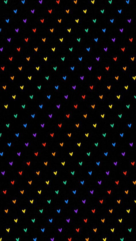 Black And Aesthetic, Wallpaper Backgrounds Cute, Backgrounds Cute, Emoji Wallpaper Iphone, Wallpaper For Phone, Black Phone Wallpaper, Simple Iphone Wallpaper, Wallpaper Cute, Rainbow Aesthetic