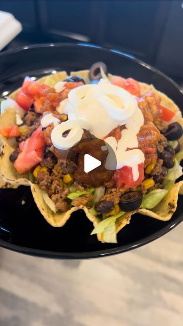 Hailey Peters on Instagram: "Swapped out the tortilla shells to these tostada bowls for taco night and it was big hit!!! Creed DEVOURED his and Tyson had two 😄🙌🏻 I also love anything taco so they were a win for me!"