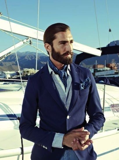 How To Wear Bandana, Ascot Outfits, Ascot Style, Mens Ascot, Black Tie Attire, Dandy Style, Beard Model, Yacht Life, Mens Fashion Classic