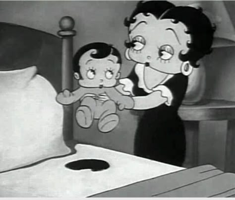 Junior is Betty Boop's nephew. He made his first appearance in Baby Be Good where he can be seen being babysat by Betty. He misbehaves and won't go to bed until Betty tells him a bedtime story. Betty Boop And Boyfriend, Betty Boop Baby, Fleischer Studios, Betty Boop Posters, Max Fleischer, 1930s Cartoons, Betty Boop Classic, Time Cartoon, Betty Boop Cartoon