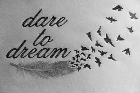 Dare to dream tattoo idea - Beautiful Tattoo Ideas Behind Blue Eyes, Inspiration Tattoo, Dare To Dream, Feather Tattoo, Feather Tattoos, Dream Tattoos, Rib Tattoo, Pattern Tattoo, Design Tattoo