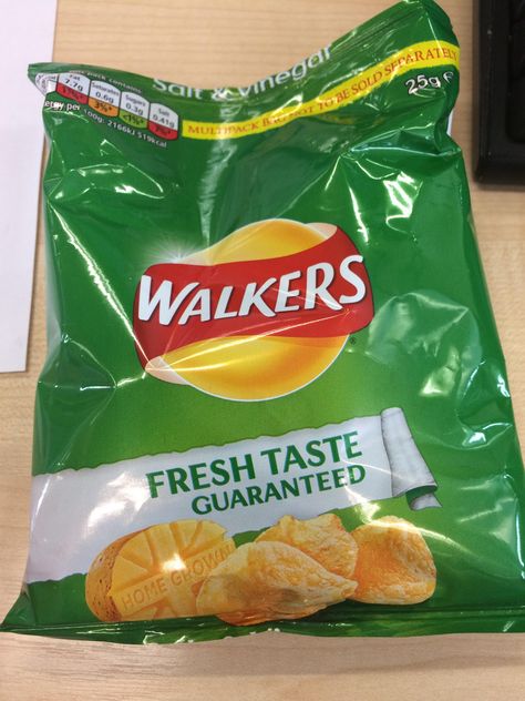 Salt And Vinegar Crisps, Crisp Packet, Salt And Vinegar, Chip Bag, Vinegar, Snack Recipes, Salt, England, Chips