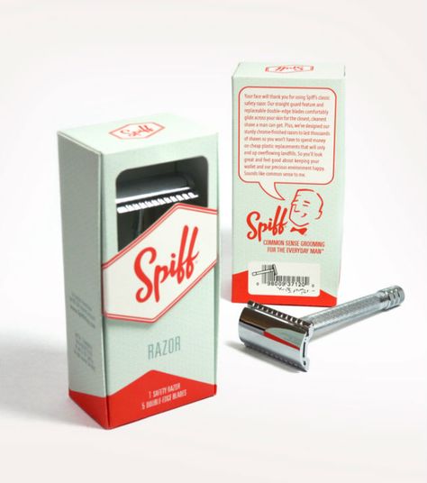 Designed by Oliver Lo , a graphic design student at Art Center College of Design, United States. Via Packaging of the World Retro Packaging, Industrial Packaging, Shaving Products, Graphic Design Student, Cool Packaging, Vintage Packaging, Graphic Design Packaging, Creative Packaging Design, Creative Packaging